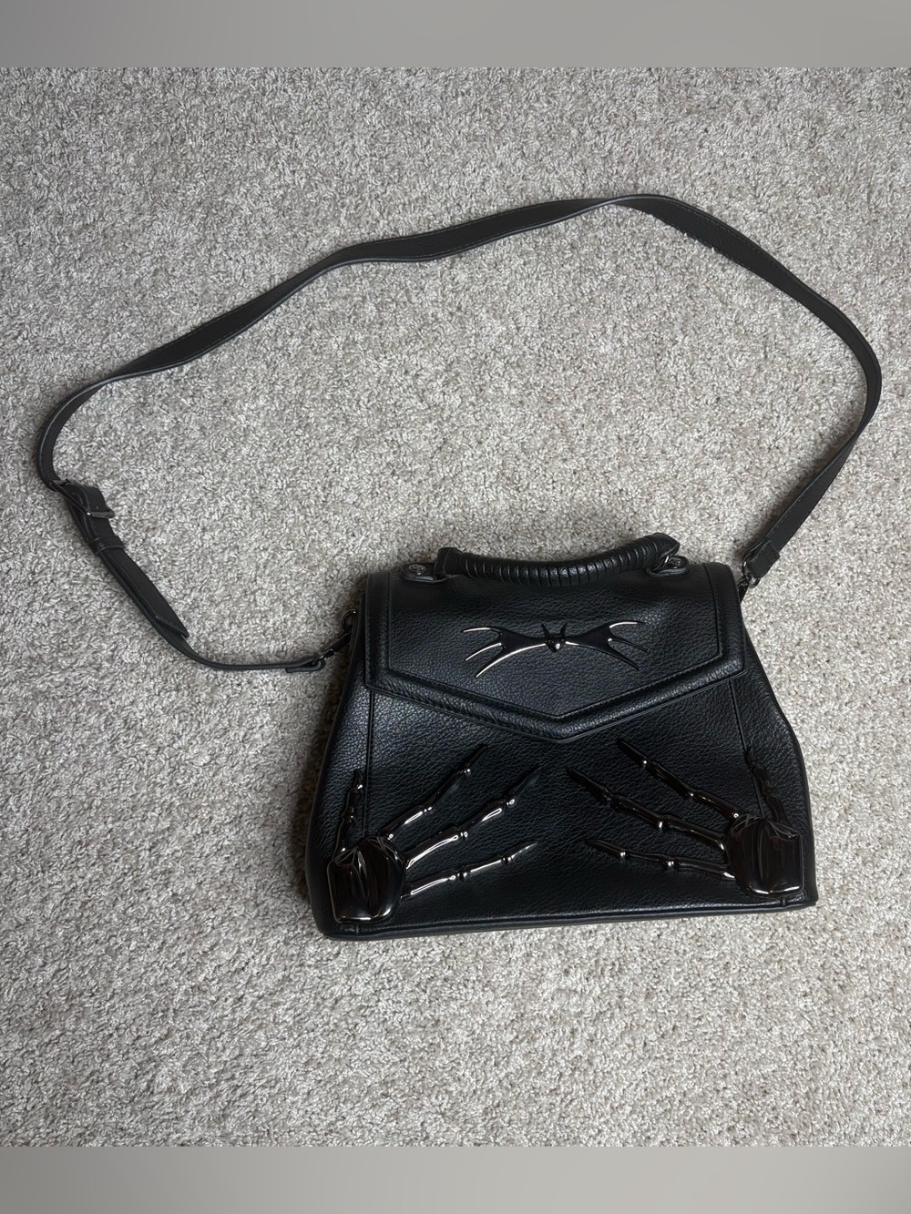 Disney The Nightmare Before Christmas Jack Skellington Hands Crossbody Bag